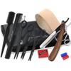 Professional Razor Set | Wood Handle Paste Solingen/Strop Set Beard