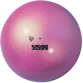 Sasaki M-207AU-F Rhythmic Gymnastics Hand Gear, Ball, International Gymnastics Federation, Certified Product, Japanese Gymnastics Association Certified, Aurora Ball, Diameter 7.3 inches (18.5 cm), French Rose