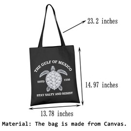 Gulf Coast Lover Mexico Vacation Gift Mexico Beach Tote Bag Trip Gift (gulf B CA)