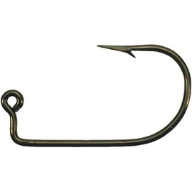 Eagle Claw 571 Short Shank Aberdeen JIG Hooks Live Bait Jig Hooks (100pk) 1/0 and #1 Bronze Jig Hook (571 Short BR #1 100PK)