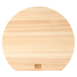 [Hinokio] Japanese Hinoki D-Shaped Cutting Board, Small, 10.6 x 9.4 x 0.8 inches (27 x 24 x 2 cm) [Wooden Hinoki Board, Hinoki]