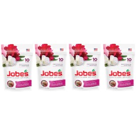 Jobe's Azalea, Camellia & Rhododendron Fertilizer Spikes, 10 Spikes, 4 Pack