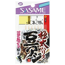 ささめ針(SASAME) S-113 極太豆アジピンクベイト 0.8-1.5
