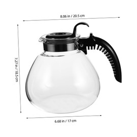 BIUDECO Sturdy Coffee Pot with Drip Coffee Spouts Vintage Pot Style for Stove Top