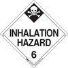 Labelmaster Z-PL29 Inhalation Hazard Hazmat Placard, Worded, Tagboard (Pack of