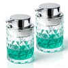 Bathroom Glass Soap Dispenser with Durable Rust-Proof Plastic Liquid Pump