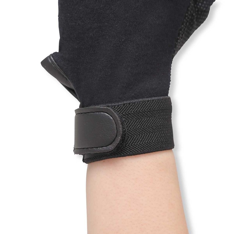 JODHPURS Cotton Gloves Black Adult L