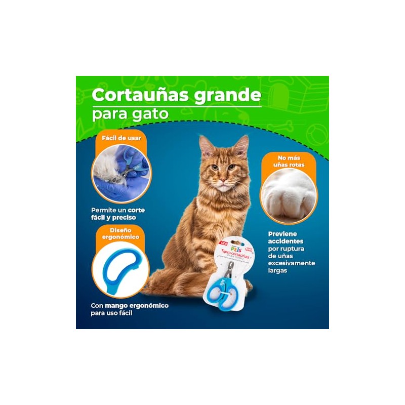 Fancy Pets Tijera Cortauñas para Gato Tamaño Grande