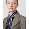 Daks (신세계센텀점)DCSC5E351N2SILK100%네이비 체크플라워 마름모 실크스카프 (SM Shopping Centum City) DCSC5E351N2