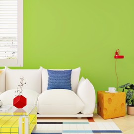 Wallderful Chartreuse Wallpaper Peel and Stick Skin-Friendly Yellow Green Contact Paper Thick Self Adhesive Wall Paper for Bedroom Bathroom Living Room Cabinet Liner Countertops Dollhouse Nursery Kids