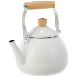 Wahei Freiz Cafe Blanc RB-1924 Kettle, Full Water, 0.6 gal (2.5 L), Suitable for Enamel, Induction and Gas Compatible
