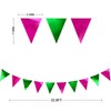Pink and Green Party Decorations Metallic Hot Pink Light Green