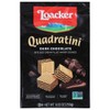 Loacker Quadratini Bite Size Wafer Cookies, Dark Chocolate, 8.82 oz