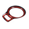 JONKOKO Matte Black Car Interior Gear Shift Frame Trim Sticker
