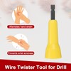 sourcing map 2pcs Wire Twisting Tool for Drill, Electrician Wire