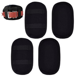 arricraft 4 Pcs Drywall Stilt Replacement Parts, Black Oxford Cloth Stilts Protection Knee Pads Comfort Stilt Pads, Suitable for All Stilts 21x12x1.1cm(8.3x4.7x0.4inch)