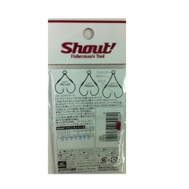 Shout TwinSpark Assist Hook Size 1/0. Pack of 2.