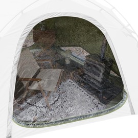 Soomloom TPU Transparent Door Panel, Double Y-Shaped Pole Tent, Exclusive Replacement for VIKING Tent, Thermal Insulation, Rainproof, Replaceable TPU Flap for Cold and Rain, Lightweight, Compact,