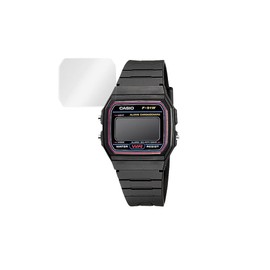 Miyabix OVCBCASIOF91W/12 Anti-Bacterial LCD Protective Film with Anti-bacterial Function for CASIO Standard F-91W Series, Made in Japan, OverLay Antibacterial Brilliant