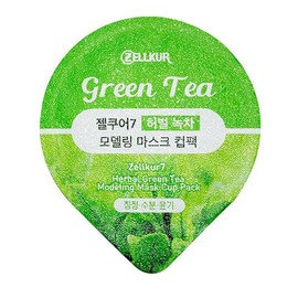 Zelkure Modeling mask pack green tea cup pack / 모델링 마스크팩 녹차(green tea) 컵팩