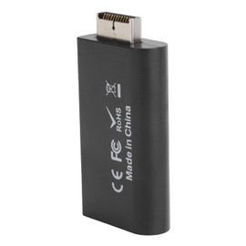 Sanpyl Convertidor Compatible con HDMI, para Adaptador de Interfaz Multimedia a HD, Convertidor Plug Play con Conector de Interfaz de Audio de 3,5 Mm, Conexión de Auriculares