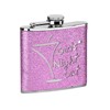 6oz Hip Flask Stainless Steel Leather Effect Excellent Quality Prime