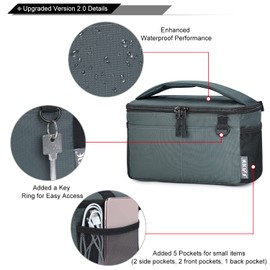 S-ZONE Camera Bag Padded Shockproof Foldable DSLR SLR TLR Flash Light Camera Protection Insert Bag Lens Cases