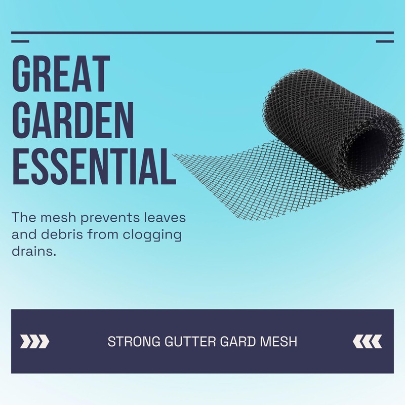 Lizzy Gutter Guard Mesh Roll 2M x 160MM | Covers