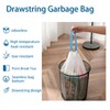Garbage Bags, Small Drawstring Bin Bags 12L 45x50CM 75 PCS