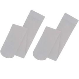 Golden Beads Girls Winter Tights Opaque Thick seamless leggings Soft warm and comfortable School Uniform for toddlers children baby girls and young kids in black white and blue (5-6 Year, White)