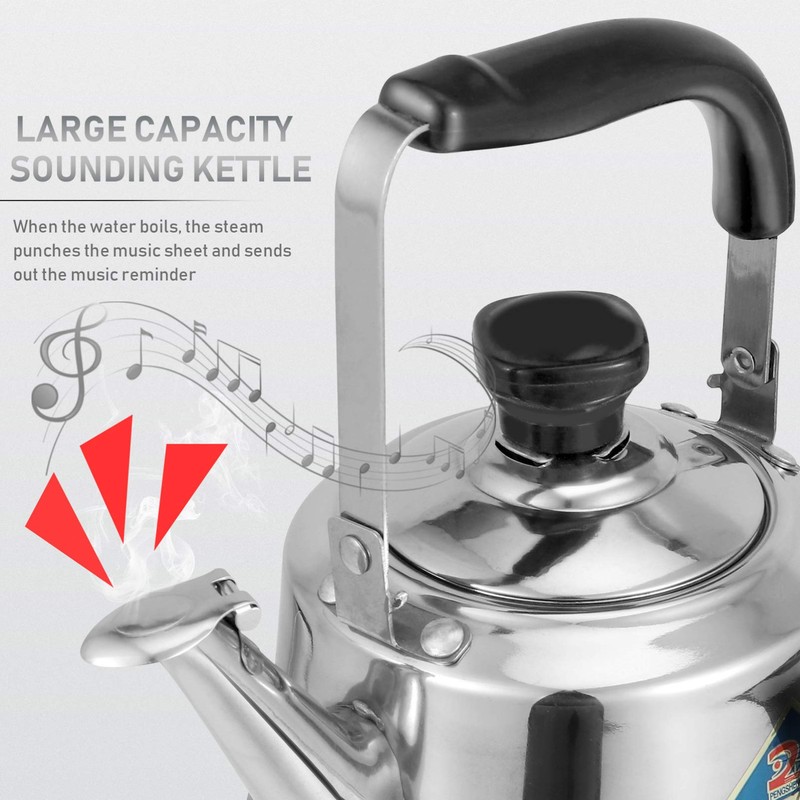 Cabilock Kettle Retro Kettle Whistling Kettle 1 L Tea Kettle