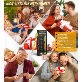 Maqhpu Gifts for Men - 9 in 1 Multifunctional Ballpoint Pen Gadgets for Men, Gifts for Dad, Birthday Gift for Men, Small Gifts Advent Calendar, Christmas Gifts