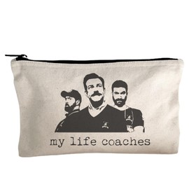 Moonlight Makers, My Life Coaches, Funny Canvas Makeup Bag, Pencil Pouch, Cute Travel Accessories for Women, 100% Cotton Cosmetic & Toiletry Bags