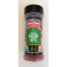 Imitation BACON BITS Spices Seasonings By Spice Time 3 oz... mtc