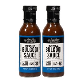 Lucky Foods Seoul Korean BBQ Sauce (Twin Pack - 2 Bottles Bulgogi)