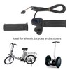 1 Pair Electric Bike Throttle Grip Rubber Twist Throttle Grips