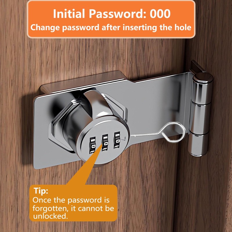 90 Degree Lock, 4.5inch 90 Degree Barn Door Lock Cabinet