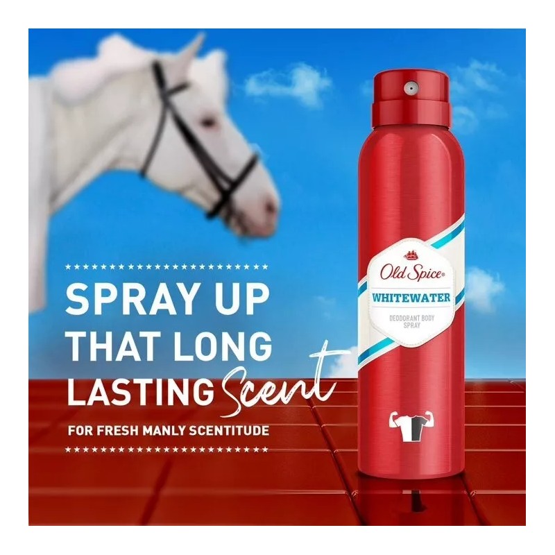 Old Spice Antiperspiran Deodorant Body Spray, Original Scent 5.1 oz.