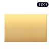 Brass Sheet,4" x 8",16 Gauge(1.5mm) Thickness, 99.9% Pure Brass Plate,for