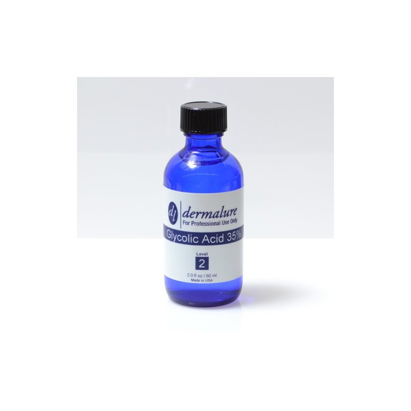 Dermalure Glycolic Acid Peel 35% - Face Exfoliant, Evens Skin