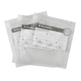 FoodSaver VS0500 35 x 950ml Vacuum Zipper Bags, Clear