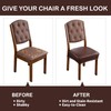 YUEANG Waterproof Seat Covers for Dining Room Chairs Set of