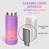 18oz Ceramic-Lined Kids Water Bottle, Insulated Water Bottle kids School