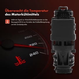 Frankberg 1x Temperature Sensor Compatible with C-Max DM2 K.u.g.a I Ecosport Fiesta V JD JH Focus C-Max DM2 Focus II DA DP HCP Fusion JU Focus II Estate DA Replace# BM5T8B506AB