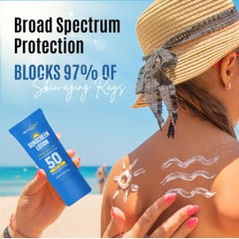 Dermaxgen Sunscreen Lotion Broad Spectrum SPF 50 – Lightweight, Non-Greasy Sun Protection for All Skin Types. Hydrates, Skin Shield, Water-Resistant Coverage for Radiant, Moisturized Skin.