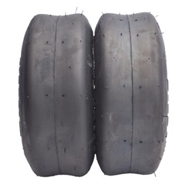 Dayrim 11x4.00-5 Zero Turn Lawn Mower Tires - Set of 2, Smooth Riding, Turf-Friendly 4-Ply Tubeless Lawn & Garden Tires, Replacement for Lawn Mowers