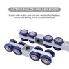 HOWHY Slow Close Barn Door Slide Hardware and Track Set,