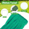 2.1 x 32.8 FT Portable Chicken Tunnel - Outside Chicken