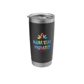 Nama’stay Hydrated Water is the Ultimate Flow Yoga Coffee Stainless Steel Insulated Tumbler