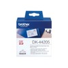 Brother DK44205 Removable White Paper